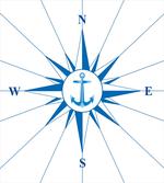 Blue Windrose Anchor