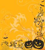Pumpkins Bats Halloween