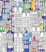 Watercolor Sketch Houses