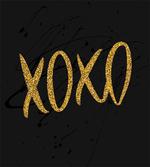 Romance Love Kisses Dark Print