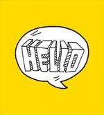 Speech Bubble on Yellow