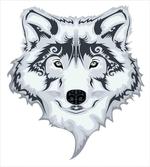 Tibal Wild Wolf Tattoo