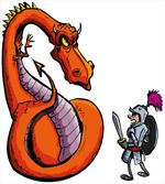 Cartoon Knight Sketch