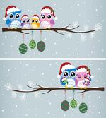 Christmas Family on Tree