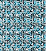 Crossword Pattern Skull Bolts