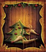 Deers Tree Wood Frame