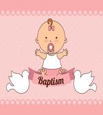 Baby with a Message Cartoon
