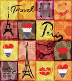 French Paris Collage