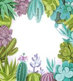 Succulents Plants Frame