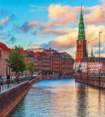 Sunset of Copenhagen artwork