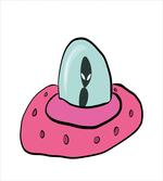 Doodle Style Flying Saucer