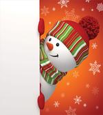 Funny Snowman Santa