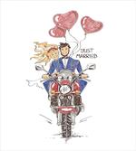 Wedding on Bike
