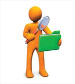 Man and Folder