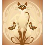 3 Siamese Cats