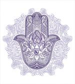 Ornate Hamsa Paisley