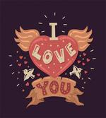 Hipster Grunge Heart