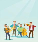 Cartoon Happy Band Concert