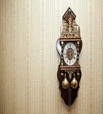 Wood Wall Carving Clock
