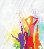 Splashing Dancing Girls artwork