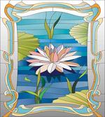 Stained Glass Lotus