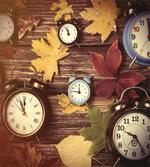 Clocks with Dry Leaves