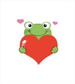Funny Cartoon Frog
