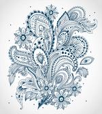 Ornate Floral Leaf Arrangement