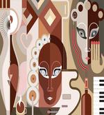 Abstract Shapes and Faces