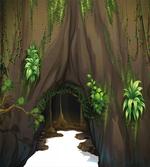 Fantasy Tree Cave Moss