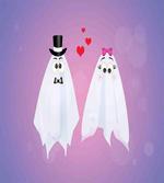 Funny Bride and Groom Couple