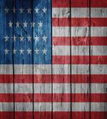 Worn Style American Flag