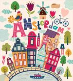 Cartoon Amsterdam Houses