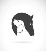 Dog Horse Friend
