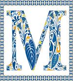 Blue Floral Exotic M