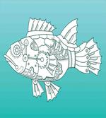 Doodle Mechanic Fish