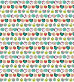 Retro Fruit Kids Pattern