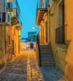 Narrow Alley Street Building