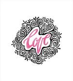 Doodle Art Happy Love