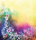 Spring Flowers Ivy Art