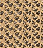Monstera Plants on Stripes artwork