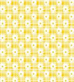 Flower on Gingham Pattern