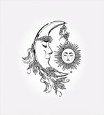 Feathers Ornate Lunar Sky