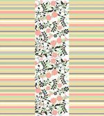 Floral Ornate and Stripes