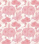 Pink Flowers and Leaves