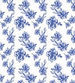Blue Peonies Blossom Art