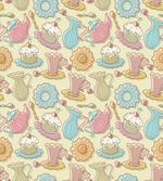Retro Cupcakes Mugs artwork