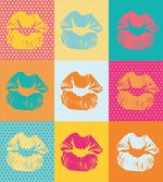 Fashion Kiss Love Design