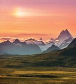 Mountains and Sunset