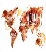 Coffee World Map Mix